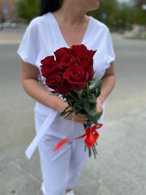 Роза красная 60см (Эквадор) - фото 9546