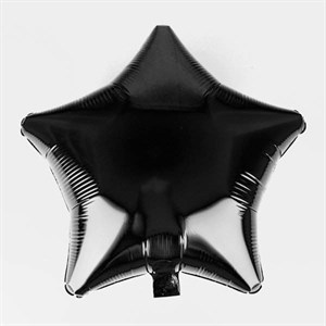 Воздушный шар Black звезда 18 дюймов