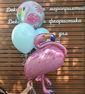 Композиция из шаров Фламинго