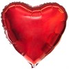 Воздушный шар Silver сердце 18 дюймов - фото 5477
