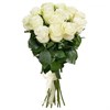 Букет из белых роз 60см (Эквадор)  7 шт. - фото 5592