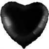 Воздушный шар Gold сердце 18 дюймов - фото 5817