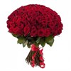 Букет из 101 красных роз 70см  (Эквадор) - фото 6380