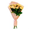 Букет из 51 кустовой розы кремовой - фото 7169
