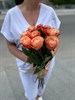 Букет из 9 карамельных роз 60см(Эквадор) - фото 9277