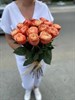 Букет из 15 карамельных роз 60см(Эквадор) - фото 9279