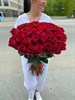 Букет из красных роз 60см (Эквадор) 7шт. - фото 9308