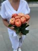 Букет из 15 карамельных роз 60см(Эквадор) - фото 9422